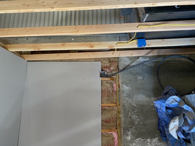 Installing sheetrock